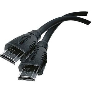 EMOS SD 0105 High Speed kabel met Ethernet/HDMI 1.4 / Full 4K Ultra HD / 3D / ARC ondersteuning A-stekker 5 M zwart compatibel met Plasma en LCD-TV, Xbox, PS3, PS4, PC, HDTV