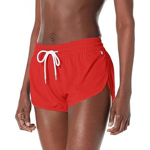 Hurley Phantom Solid Boardshorts, voor dames, 6,3 cm, rode peper, X-Small, Rode peper, XS