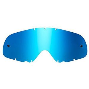 SeeCle 416164 Vervangende glazen voor maskers, blauw gespiegeld, compatibel met Oakley Crowbar-masker