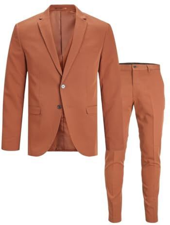 JACK & JONES Jprfranco Suit Noos pak voor heren, Chambray Blue/Fit: super slim fit, 50