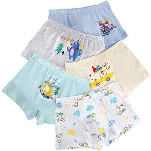 CM-Kid Boxershort voor jongens, Kleurrijke auto #2, 140-146