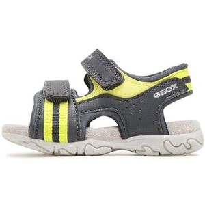 Geox Baby B FLAFFEE Boy Sandaal, Navy/Fluo Yellow, 20 EU, Avio Sky, 20 EU