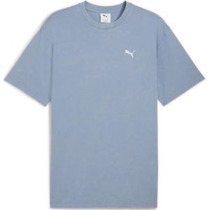 PUMA - ESS ELEVATED RELAXED WASH TEE - T-shirt - Cool blue - Korte Mouwen - Relaxed Fit
