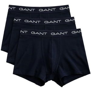 GANT Boxershorts voor heren, verpakking van 3 stuks, marineblauw, L