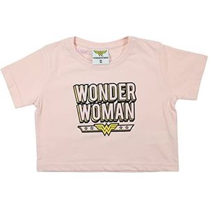 Disney Wonder Woman T-shirt voor meisjes, Roze, 6 Jaren