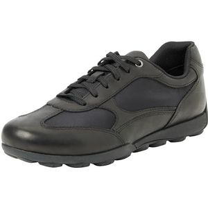 Geox U Snake 2.0 C Sneakers voor heren, zwart, 39 EU, zwart, 39 EU