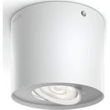 Philips Phase opbouwspot 1-lichts - Wit - Dimbaar - Draaibare spot - Geïntegreerde LED-lamp- Hoge lichtopbrengst