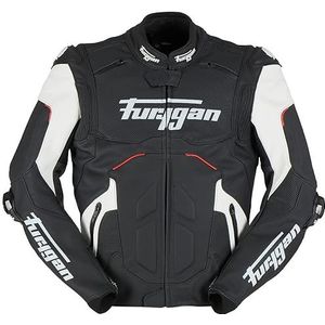 Furygan Raptor EVO 2 sportuitrusting voor fans en heren, zwart-wit-rood (meerkleurig), maat XXL