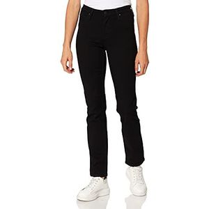 Lee Womens Marion Straight Jeans, Black Rinse, 29W x 31L