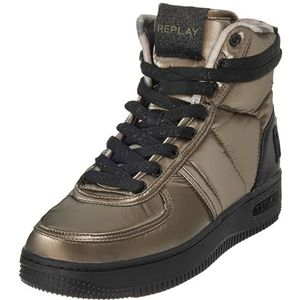 Replay Dames Cupsole Sneaker Epic Hightop 2 schoenen, groen (Mil Green 039), 35, Mil Green 039, 35 EU