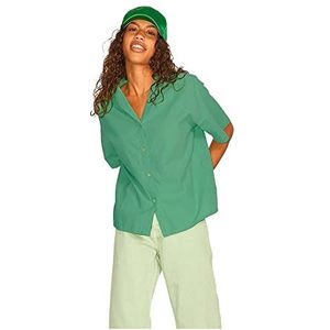 Jack & Jones JJXX JXLISA SS Comfort Linen Shirt SN Blouse, Absinthe Green, XS