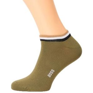 BOSS Heren 2P AS Stripe Col CC enkelsokken, Open Green357,