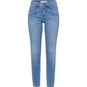 BRAX Dames stijl Ana Sensation Push Up Planet met Zipper Jeans, Used Summer Blue, 34K, Used Summer Blue, 26W x 30L