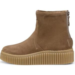 Marc O'Polo - Enkellaarsjes - Beige - Leer en Suède