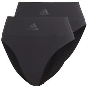 adidas Tangabroekje voor dames (verpakking van 2 stuks), zwart, 2 stuks, XL