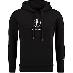 KEY LARGO Heren Member Hoody Sweatshirt, Black (1100), XL, zwart (1100), XL