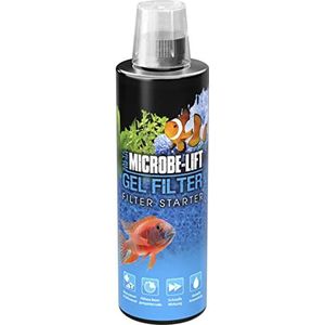 Microbe-Lift Gelfilter, filterstarter, met levende bacteriën, verbetert de reinigingscapaciteit van het filter, zoet- en zeewater, 473 ml