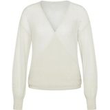 Bugatti - Trui - Beige - Ultralicht - V-hals - Lange Mouwen