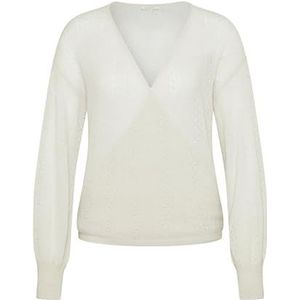 Bugatti - Trui - Beige - Ultralicht - V-hals - Lange Mouwen