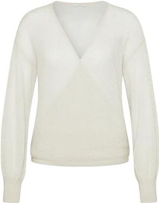 Bugatti - Trui - Beige - Ultralicht - V-hals - Lange Mouwen