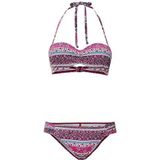 Bikini - Bloemenprint - Bandeau - Met Beugel - Halterbandjes