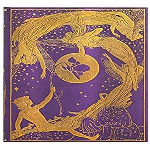 Paperblanks Agenda's 12 maanden 2023 Fee Violet | Verticaal | Midi (130 × 180 mm)