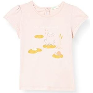 United Colors of Benetton T-shirt voor kinderen., Roze 3 V5, 56 cm