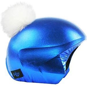 COOLCASC BLAUW/WIT PON PON Multisport Helm Cover