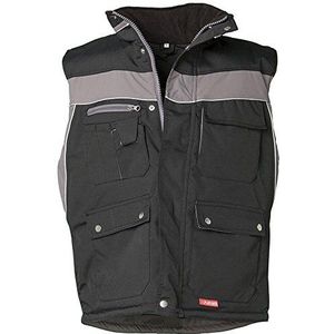 Planam Winter vest ""Plaline"" maat S in zwart/zink, meerkleurig, 2580044