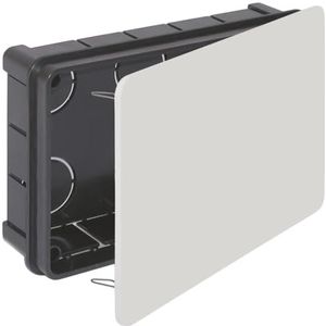 Aansluitdoos 250 x 250 mm met metalen klauw, ideaal voor elektrische verbindingen en kabelbescherming.