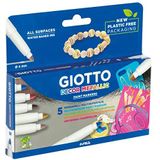 Giotto 452900 Decor Metallic Paint Markers Set of 5