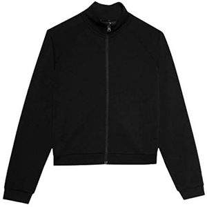 4F Sweatshirt F257 kleur diep zwart, maat M voor dames, Diepzwart, M