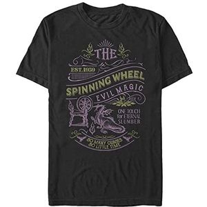 Disney Villains-Spinning Wheel T-shirt voor heren, Schwarz, L