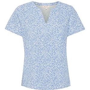 Part Two Gesinapw TS T-shirt, Della Robbia Blue Mini Print dames, Della Robbia Blue Mini Print, XS