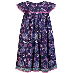 Happy Girls meisjesjurk kinderjurk, Donkerblauw, 146