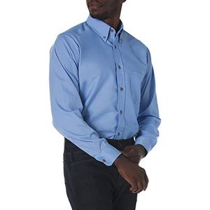Red Kap Men's Poplin Dress Shirt, Light Blue, 3X-Large