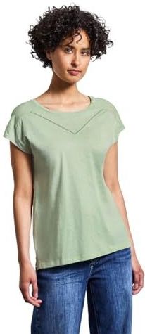 Shirttops - Soft Jade Green - Regular Fit - Korte Mouwen - Ronde Hals