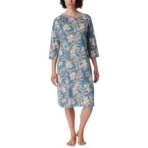 Schiesser Dames nachthemd 3/4 mouw 100 cm Comfort Nightwear pyjamaset, veelkleurig 2_181234, 48, Multicolor 2_181234, 48