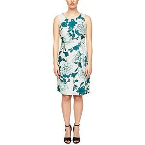 s.Oliver BLACK LABEL Damesjurk voor speciale gelegenheden, Off-white Aop, 34 NL