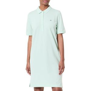 GANT SHIELD SS PIQUE POLO-jurk, Faded Mint, XS