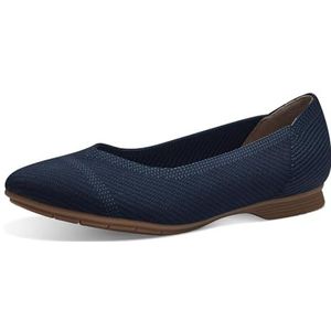 Jana Damesballerina's, spits, veganistisch, Donkerblauw, 36 EU