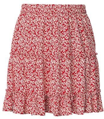 PIECES Pcnya Hw New Skirt WVN Bc, goji berry, XL