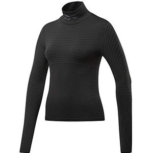 Reebok TS THERMOWARM SMLS shirt met lange mouwen, dames, zwart, S