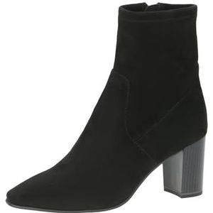 CAPRICE Dameslaars Heel 9-25311-43 enkellaarsjes, Black Stretch, 37 EU