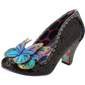 Irregular Choice Dames Madam Mariposa Oxford, Zwart, 37 EU