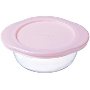 Baby Voedselcontainer, Rond, 0.35 L, Glas, Roze - Pyrexs-sMy First Pyrex
