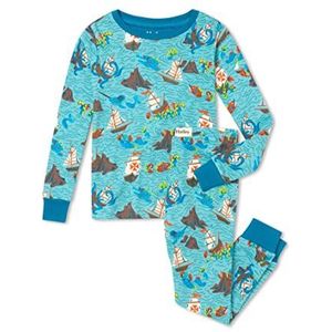 Hatley Pyjama voor jongens van biologisch katoen, Piraatschepen, 24 Maanden