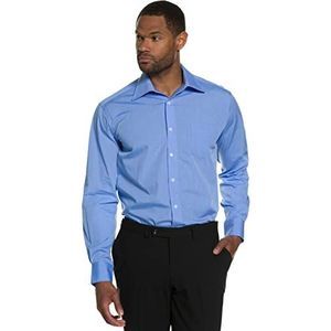 JP 1880 Heren grote maten grote maten Menswear L-8XL overhemd, business, variokraag, tot 8XL, Comfort Fit 703633, lichtblauw, 3XL