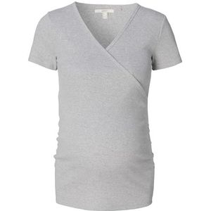 T-shirt met korte mouwen, lichtgrijs gemêleerd - 045, L