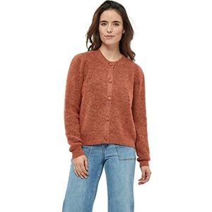 Desires Dames Juna Cardigan Trui, Redwood Melange, XL